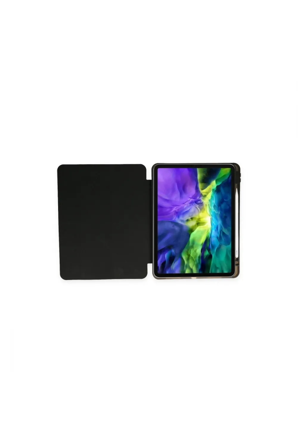 Apple İpad Pro 11 (2024) Kılıf Kalemlikli Mars Tablet Kılıfı - Siyah