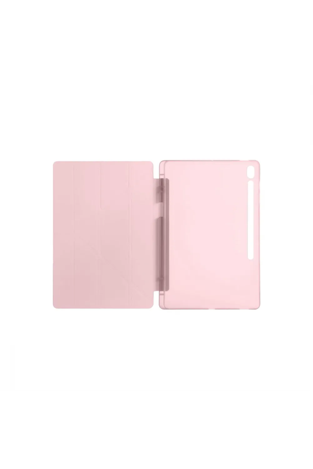 Apple İpad Pro 13 (2024) Kılıf Kalemlikli Hugo Tablet Kılıfı - Rose Gold