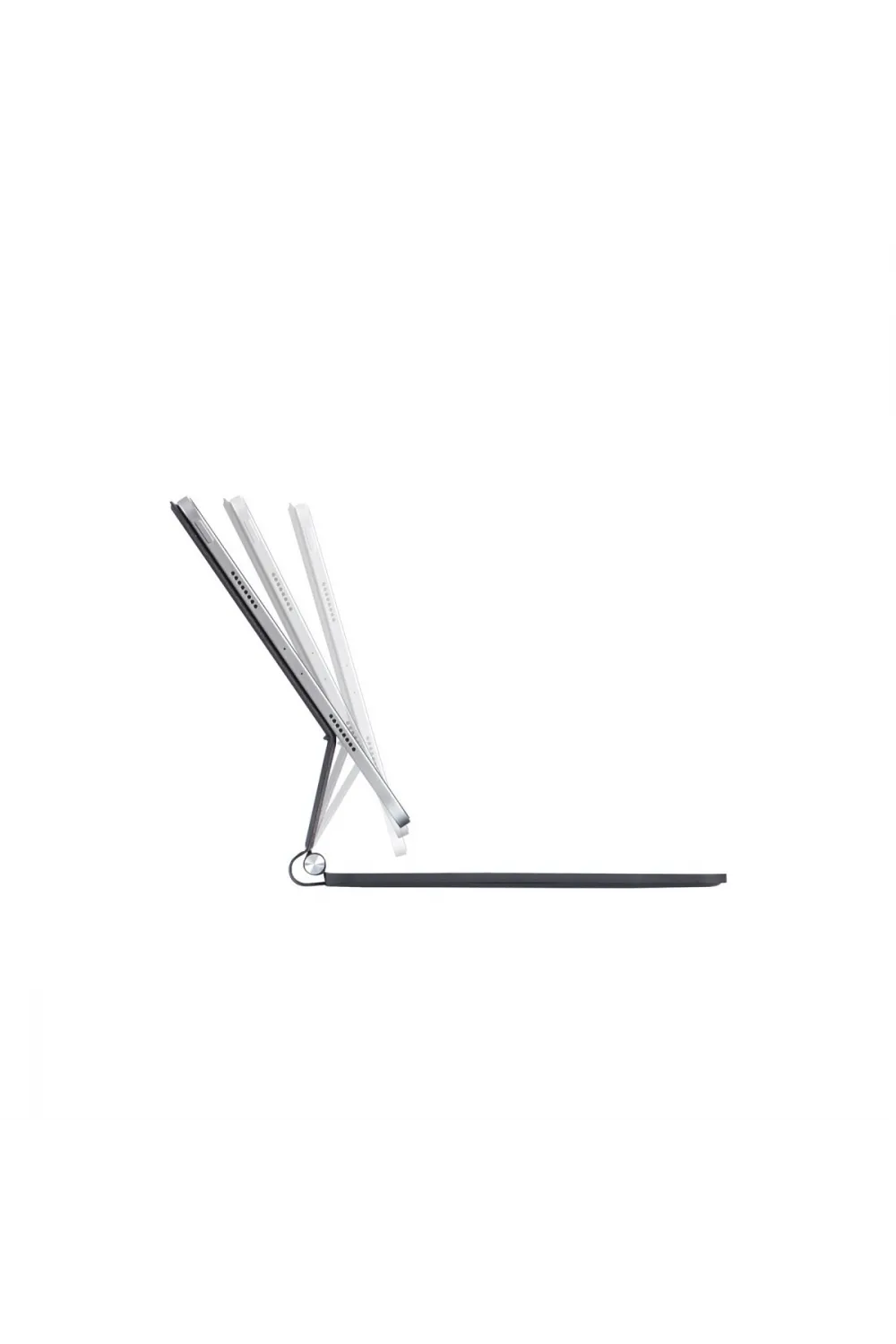 Apple İpad Pro 13 (2024) Kılıf X9p Magic Manyetik Klavyeli Tablet Kılıfı - Siyah