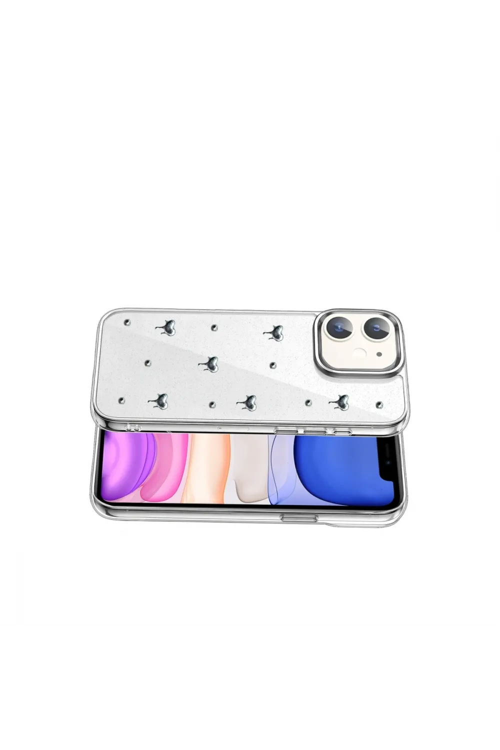 Apple İphone 11 Fiyonk Desenli Kapak - Desen 1