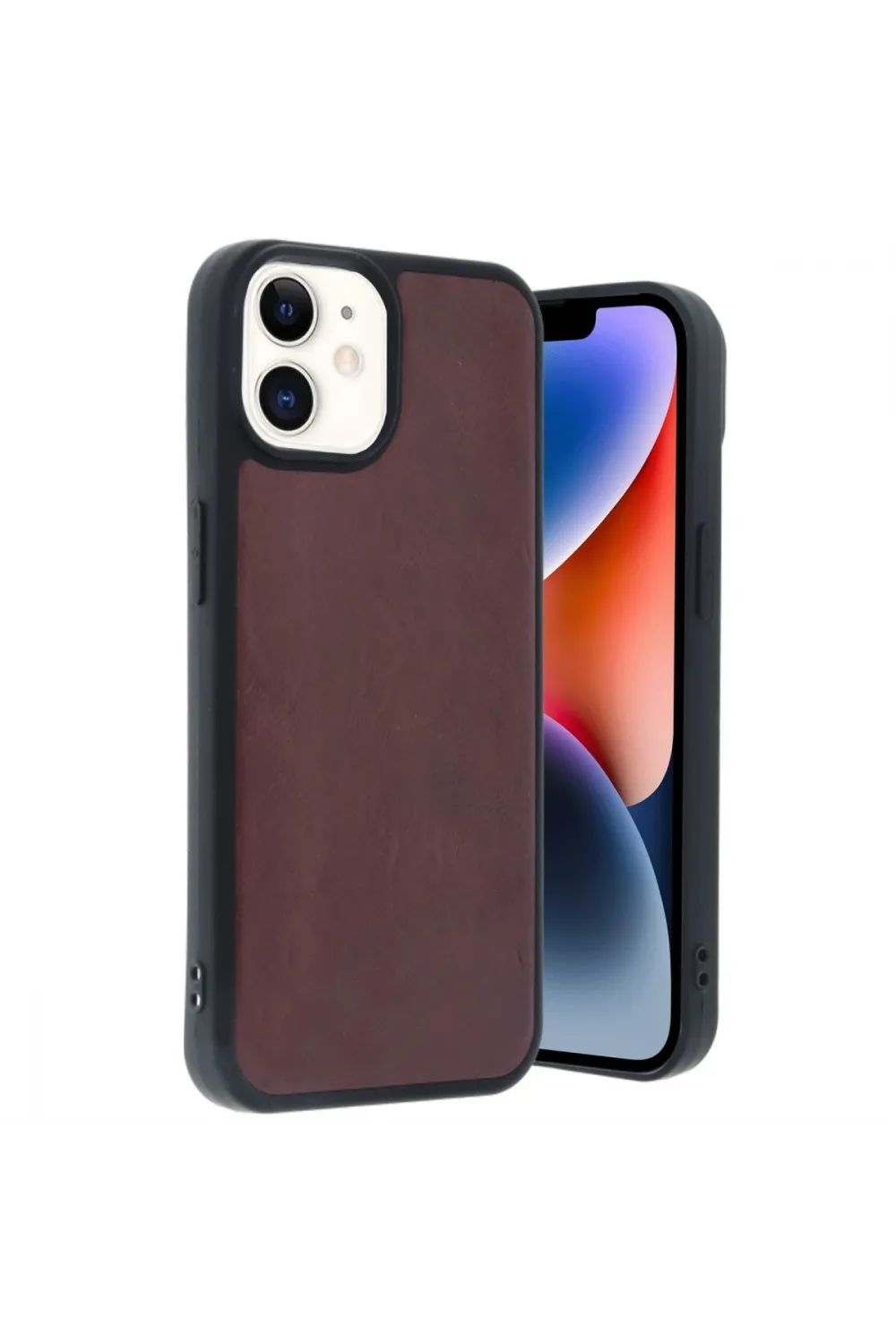 Apple İphone 11 Kılıf Aras Deri Kapak - Bordo