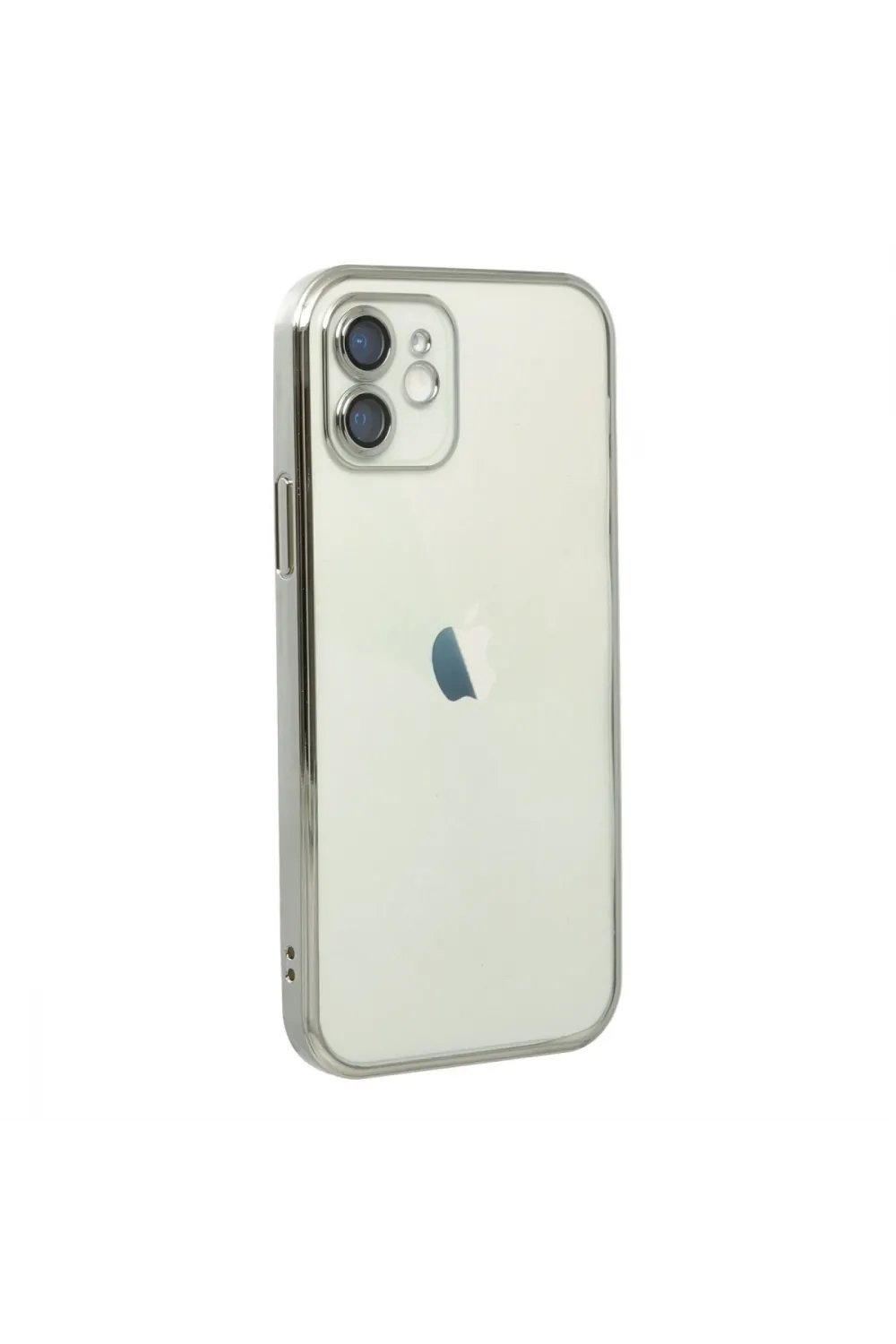 Apple İphone 11 Kılıf Razer Lensli Silikon - Gümüş