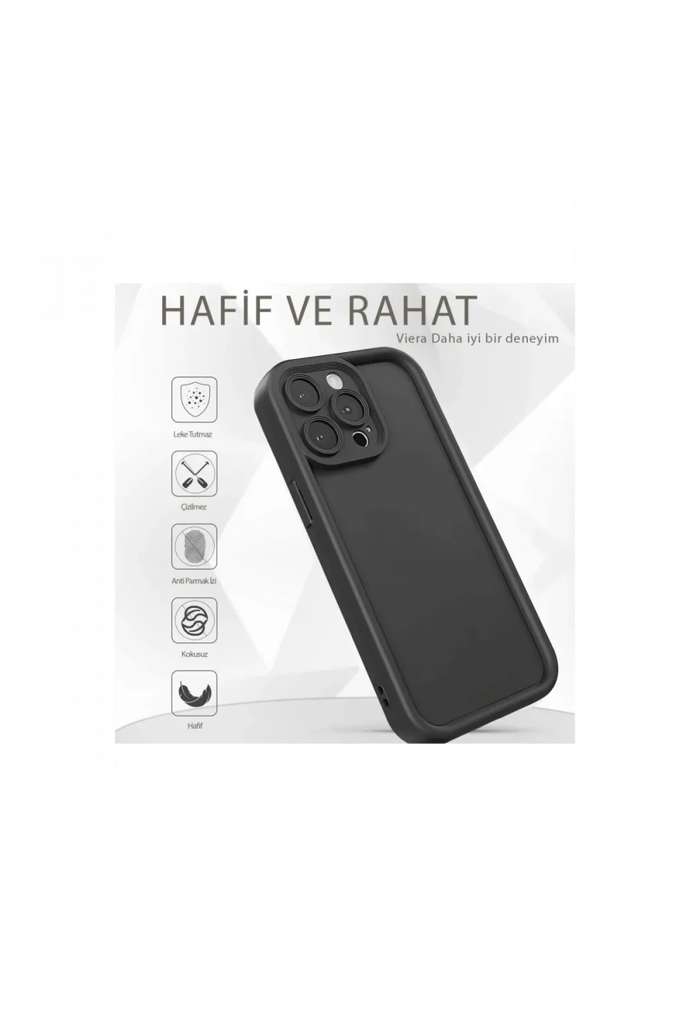 Apple iPhone 11 Kılıf Viera Silikon - Krem