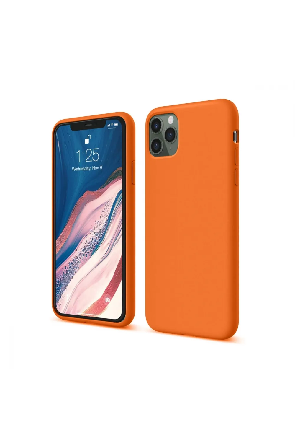 Apple İphone 11 Pro Kılıf First Silikon - Turuncu