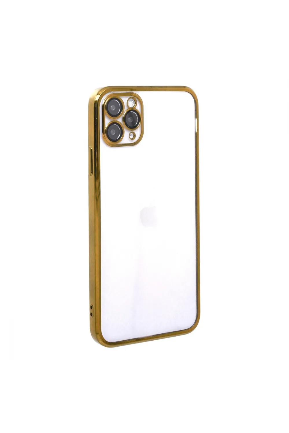 Apple İphone 11 Pro Kılıf Razer Lensli Silikon - Gold