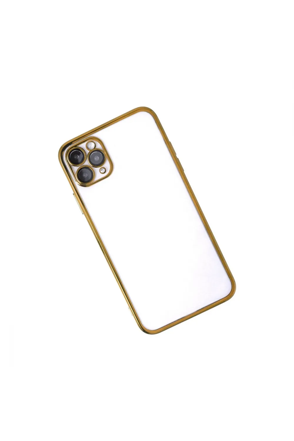 Apple İphone 11 Pro Kılıf Razer Lensli Silikon - Gold