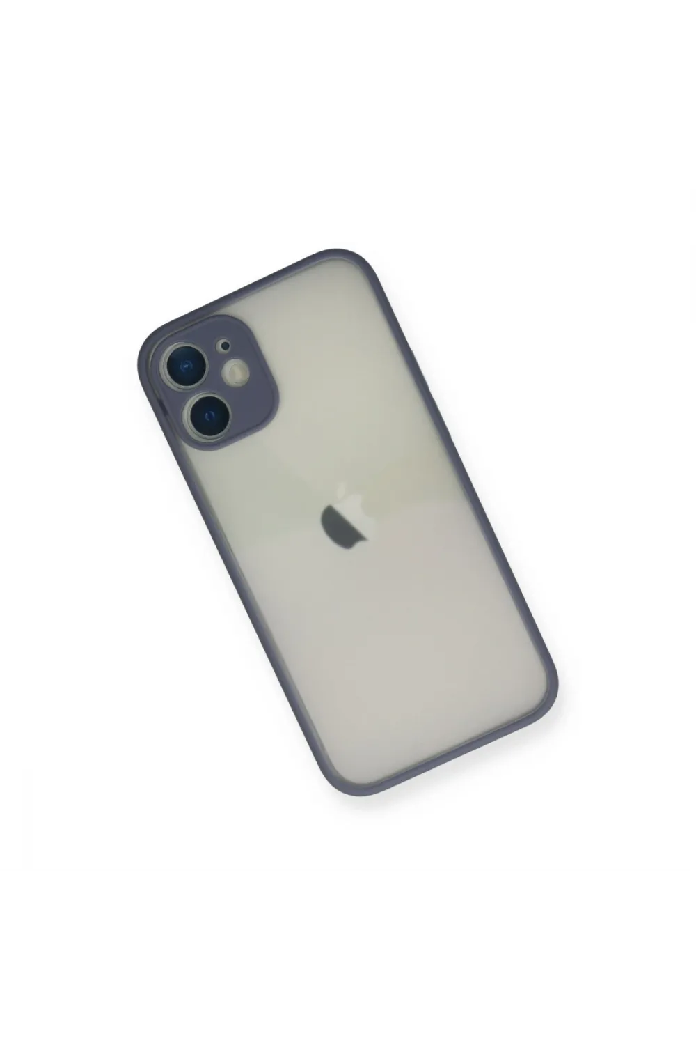 Apple İphone 11 Pro Max Kılıf Montreal Silikon Kapak - Gri