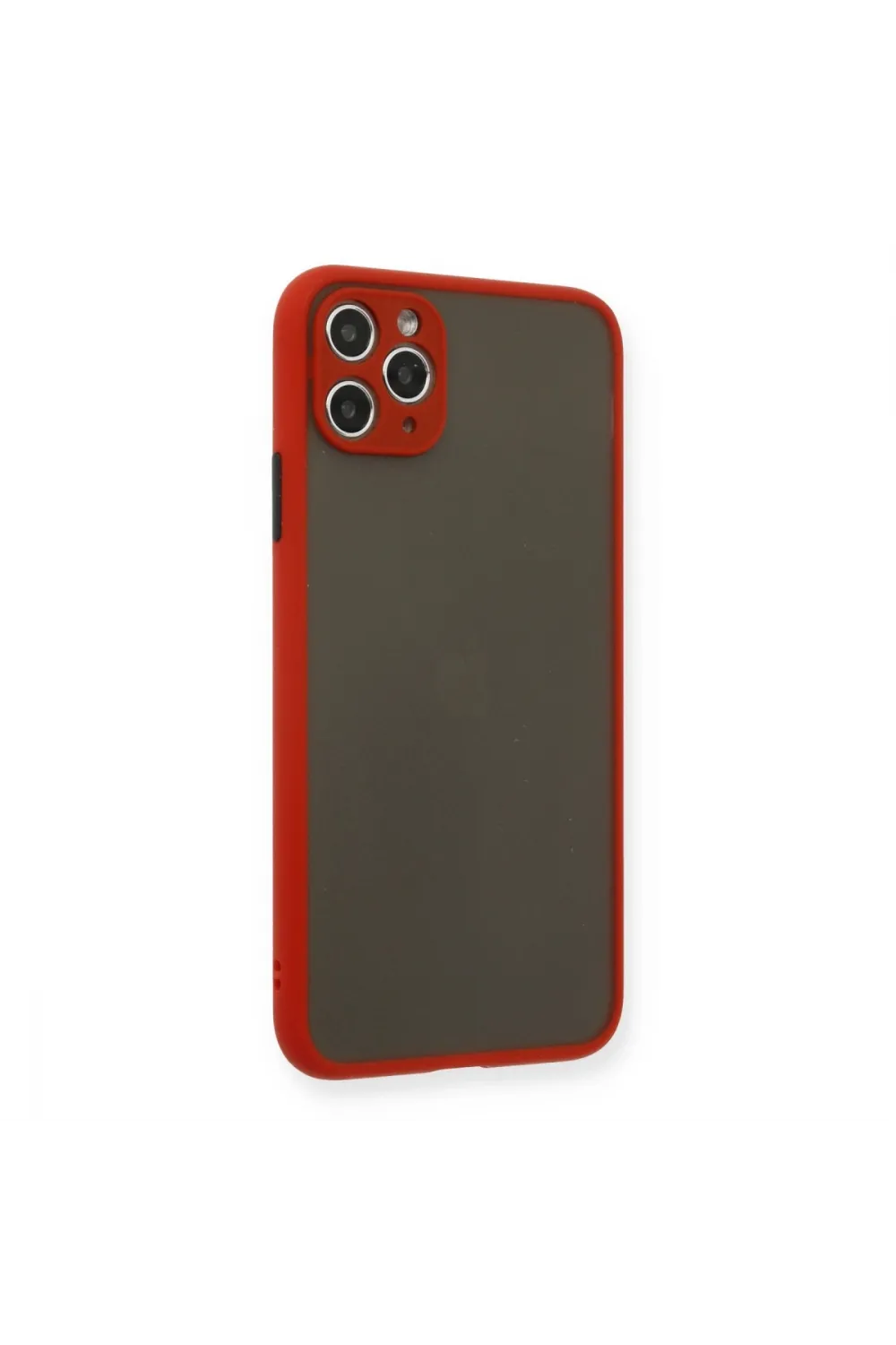Apple İphone 11 Pro Max Kılıf Montreal Silikon Kapak - Kırmızı