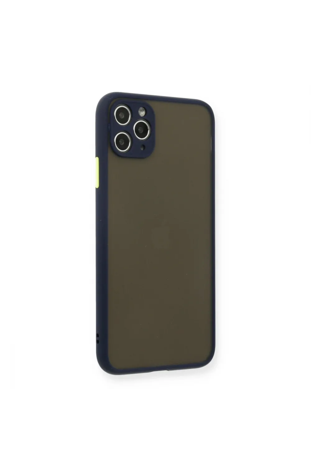 Apple İphone 11 Pro Max Kılıf Montreal Silikon Kapak - Lacivert