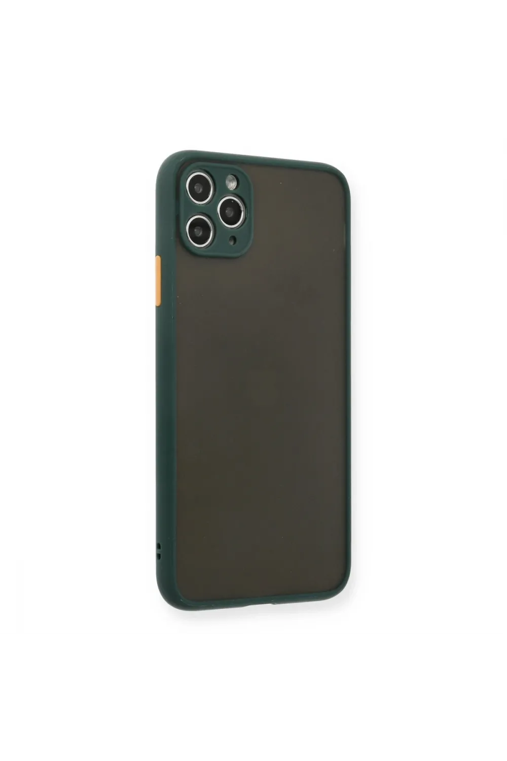 Apple İphone 11 Pro Max Kılıf Montreal Silikon Kapak - Yeşil
