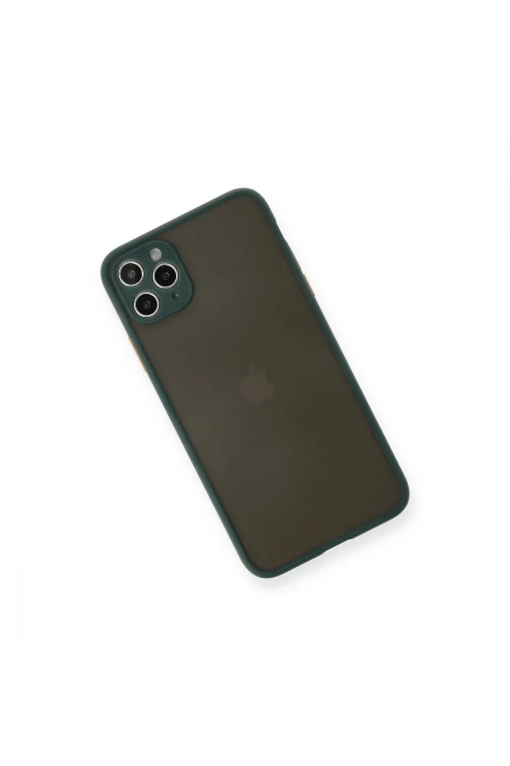Apple İphone 11 Pro Max Kılıf Montreal Silikon Kapak - Yeşil