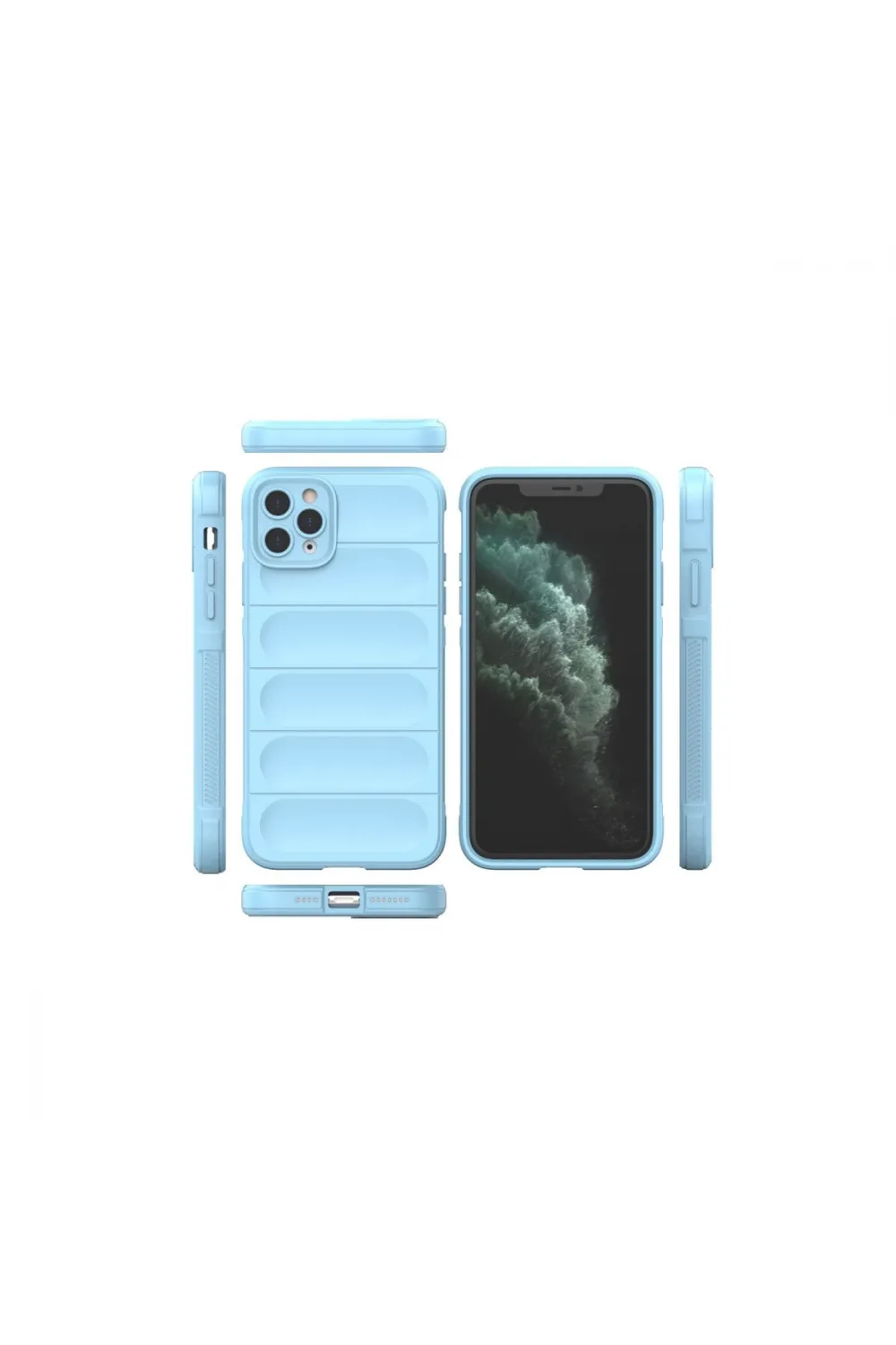 Apple İphone 11 Pro Max Kılıf Optimum Silikon - Sky Blue