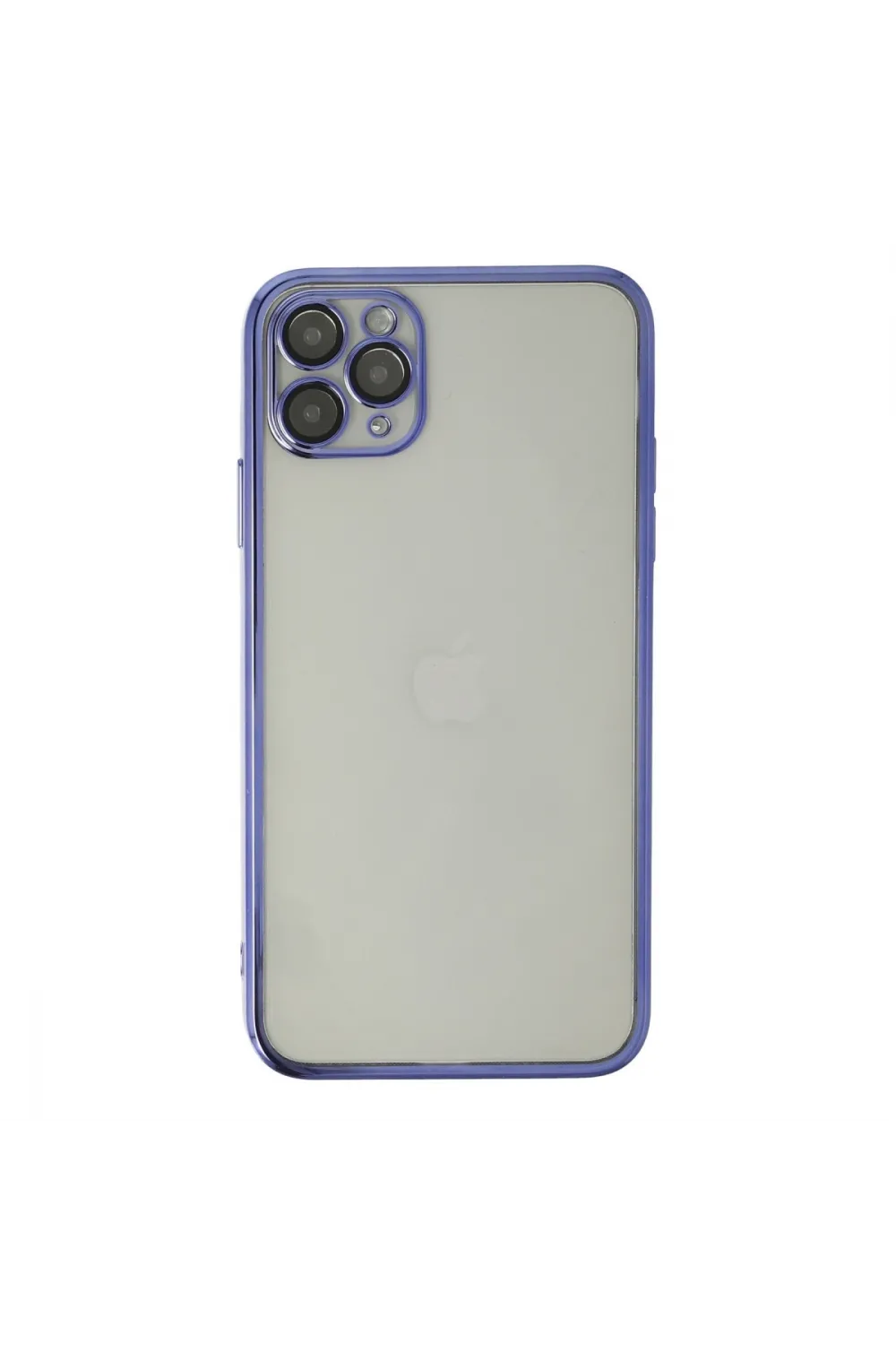 Apple İphone 11 Pro Max Kılıf Razer Lensli Silikon - Mor