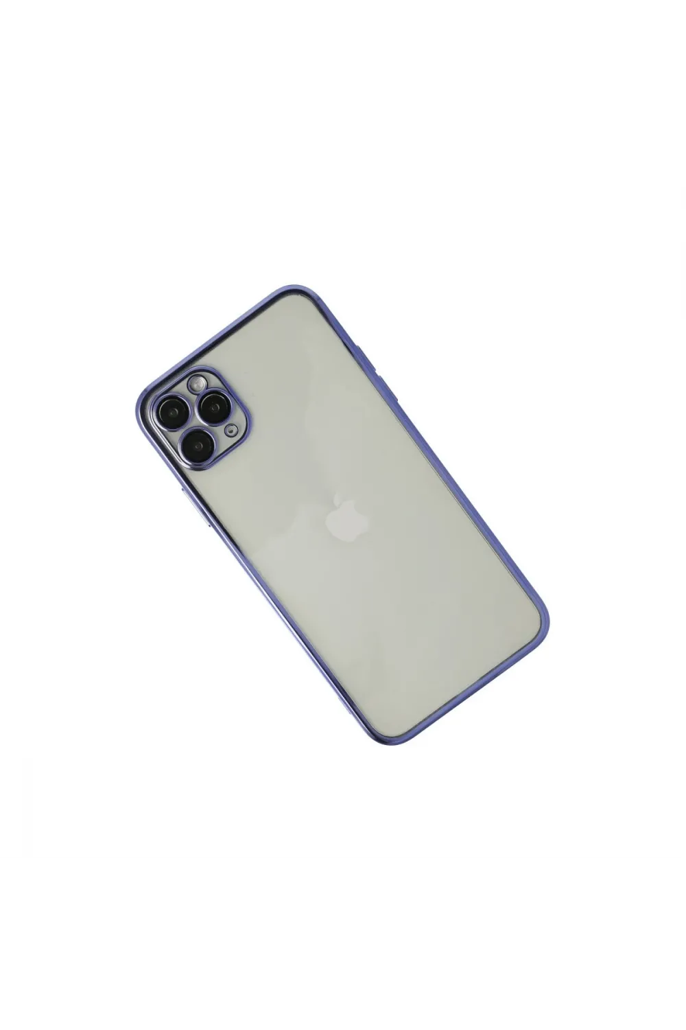 Apple İphone 11 Pro Max Kılıf Razer Lensli Silikon - Mor
