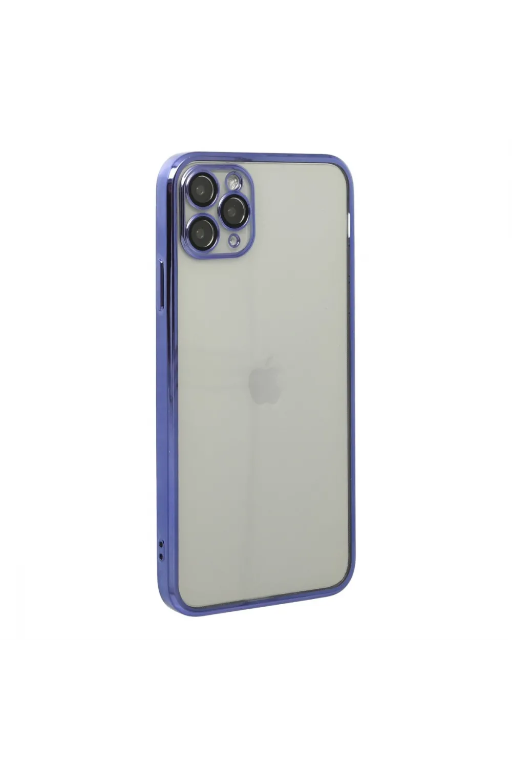 Apple İphone 11 Pro Max Kılıf Razer Lensli Silikon - Mor