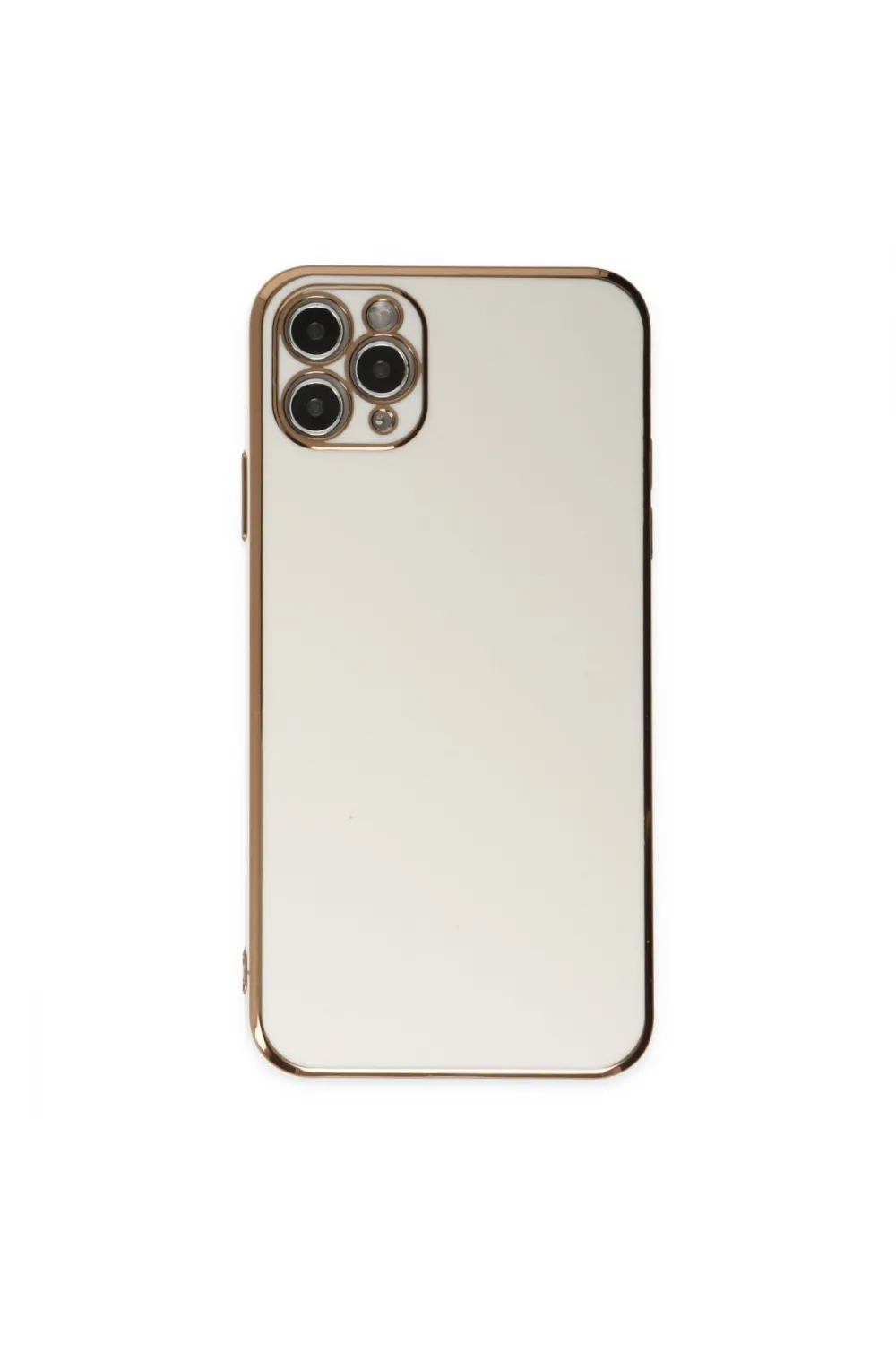 Apple İphone 11 Pro Max Kılıf Volet Silikon - Beyaz