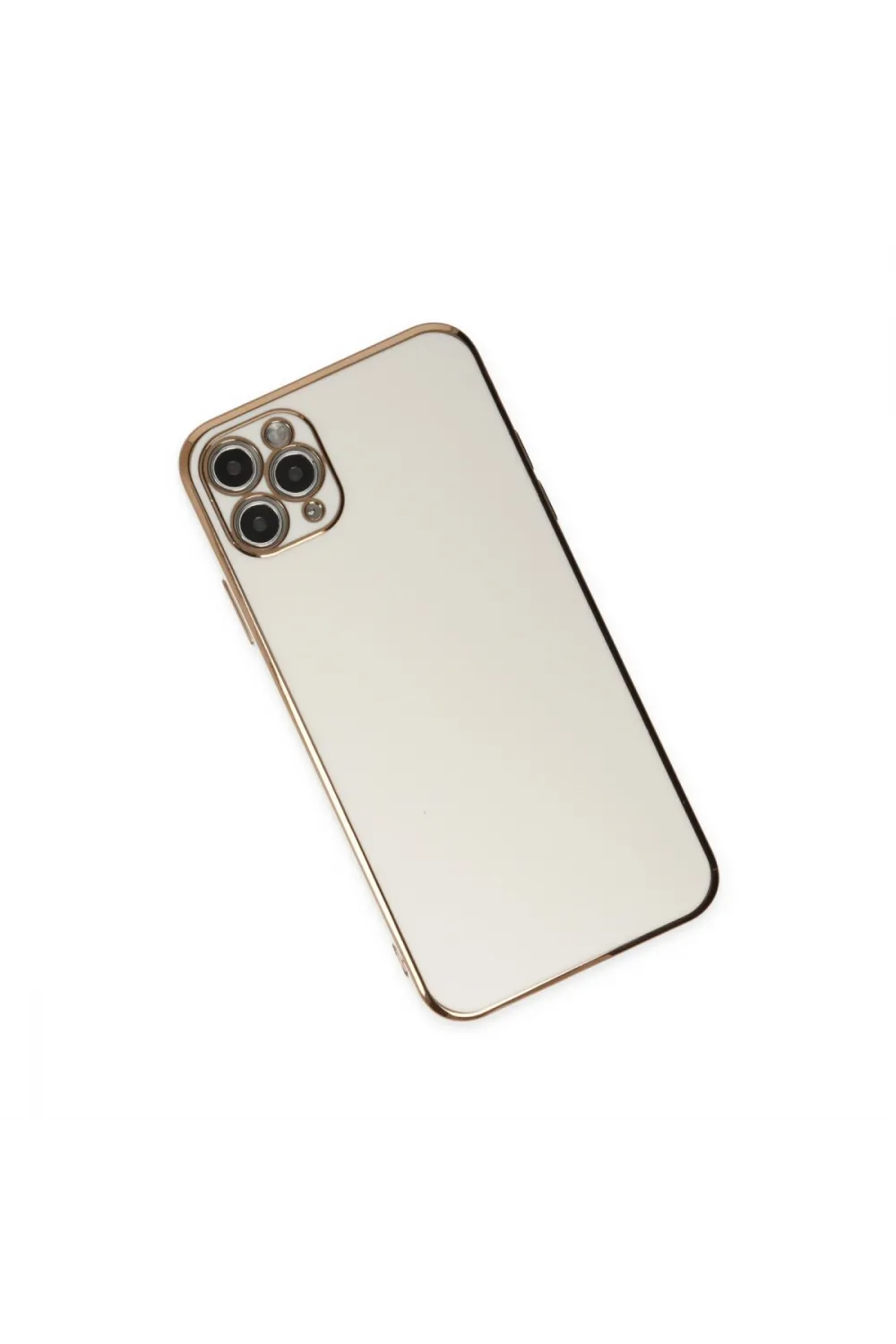 Apple İphone 11 Pro Max Kılıf Volet Silikon - Beyaz
