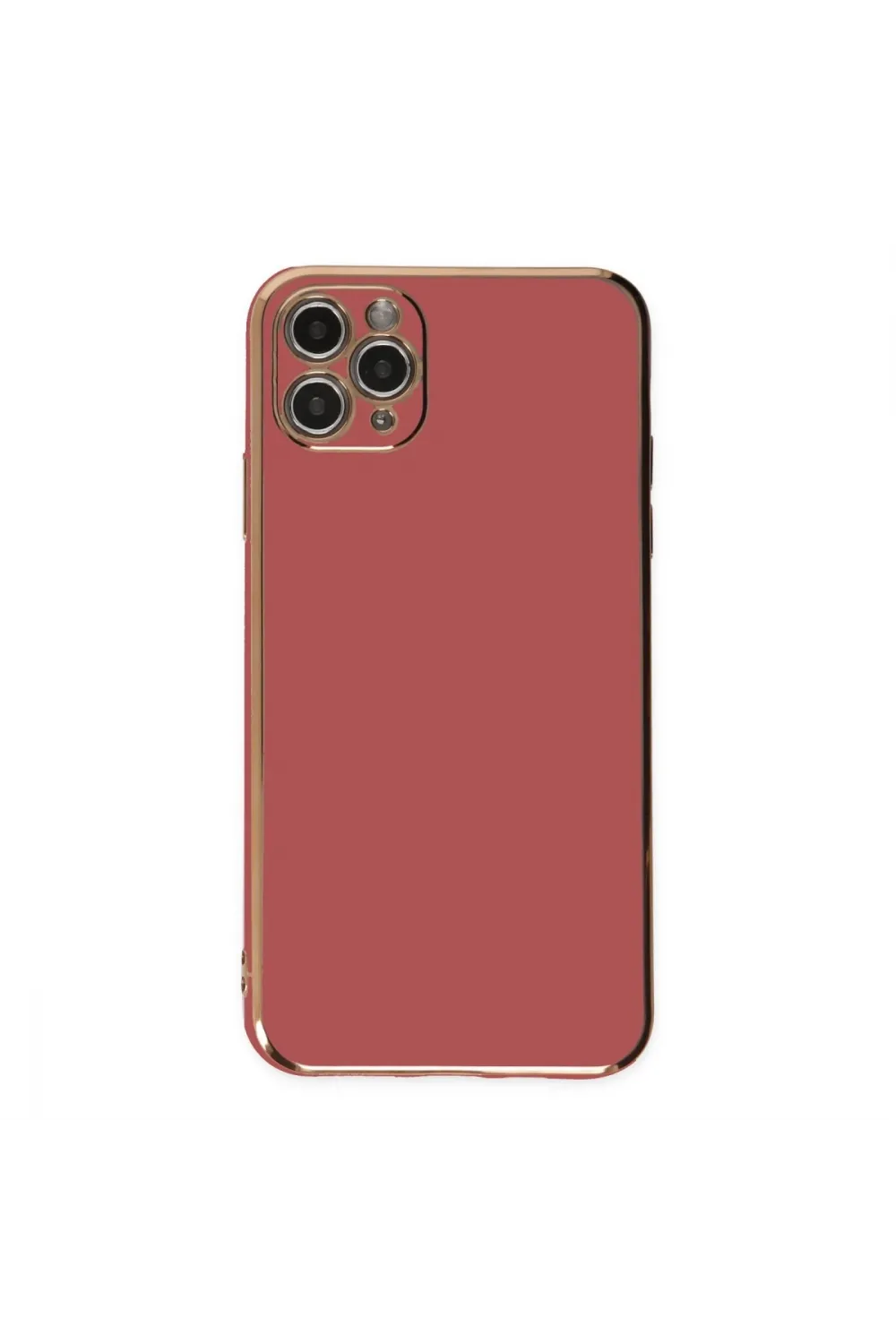 Apple İphone 11 Pro Max Kılıf Volet Silikon - Kırmızı