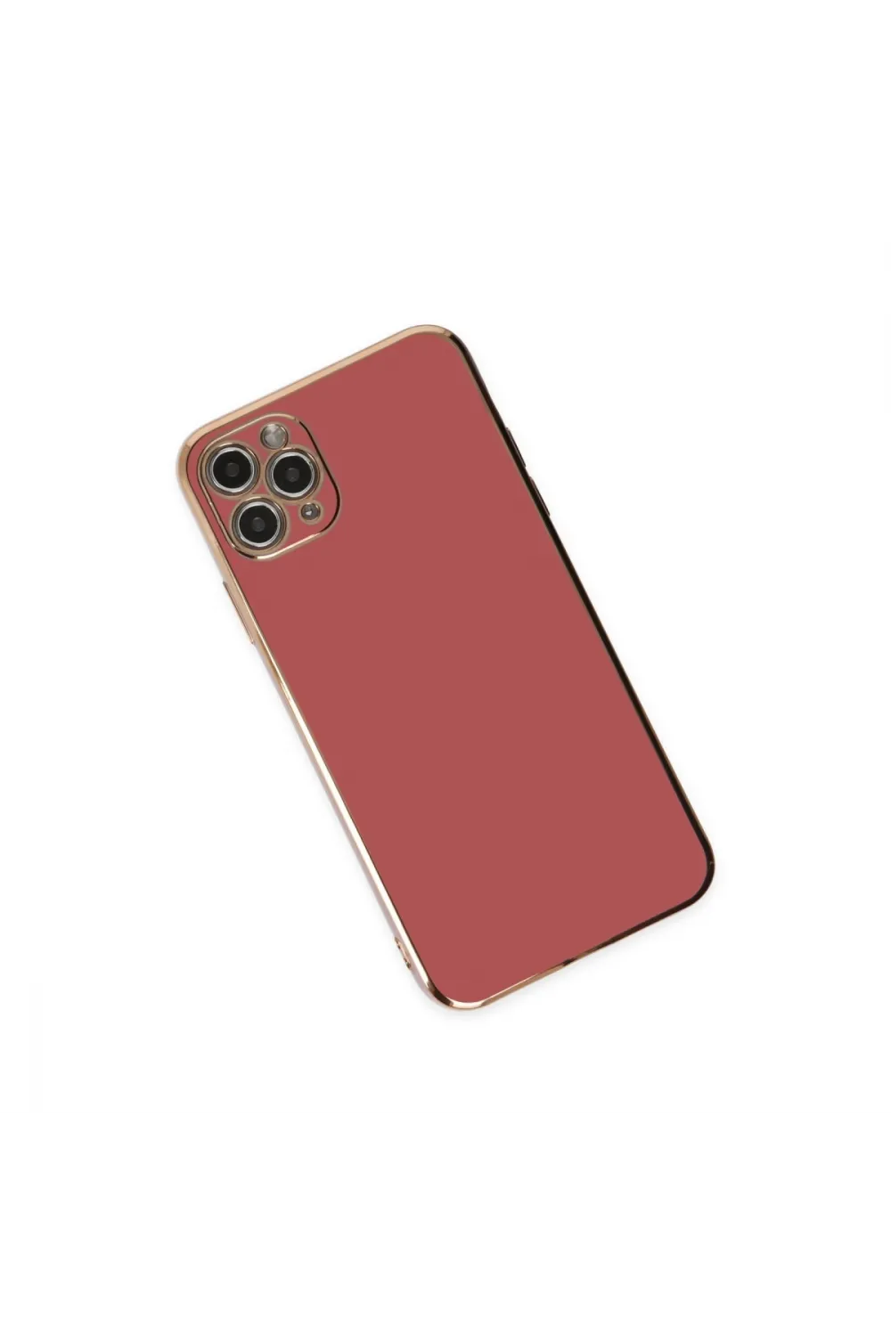 Apple İphone 11 Pro Max Kılıf Volet Silikon - Kırmızı
