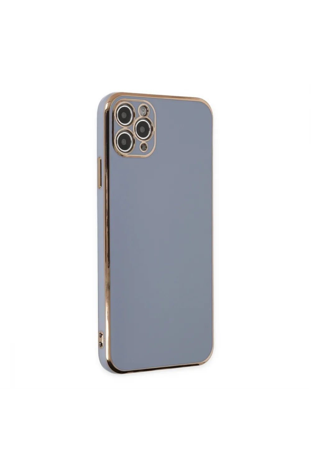 Apple İphone 11 Pro Max Kılıf Volet Silikon - Mavi