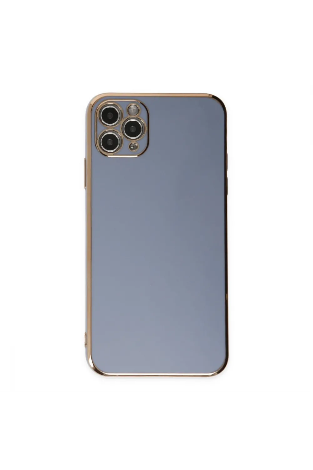 Apple İphone 11 Pro Max Kılıf Volet Silikon - Mavi