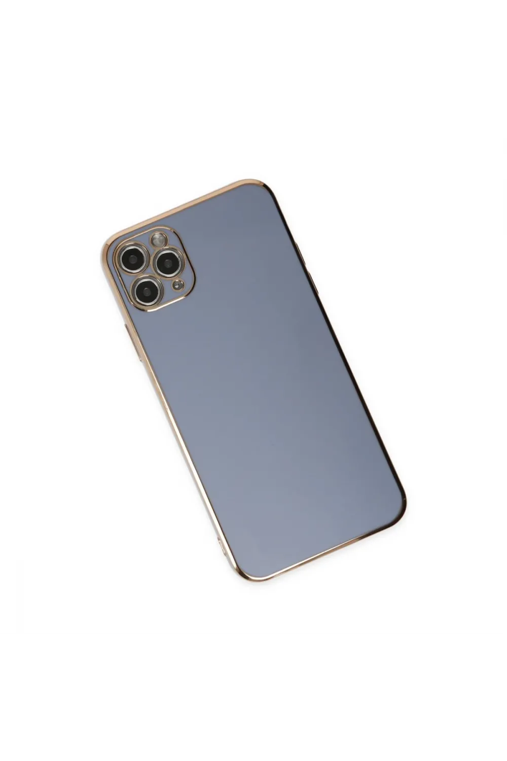 Apple İphone 11 Pro Max Kılıf Volet Silikon - Mavi