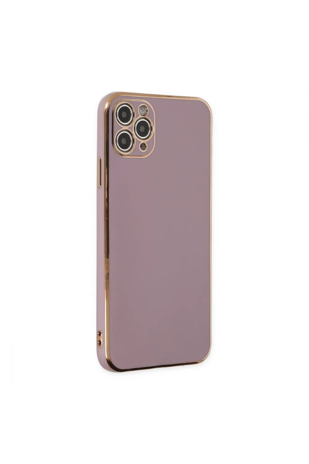 Apple İphone 11 Pro Max Kılıf Volet Silikon - Mor