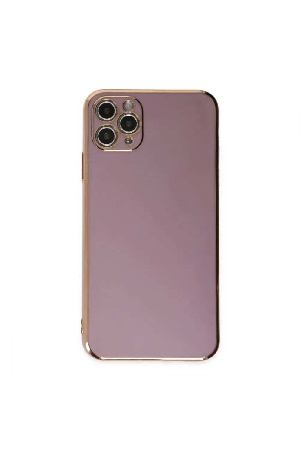 Apple İphone 11 Pro Max Kılıf Volet Silikon - Mor