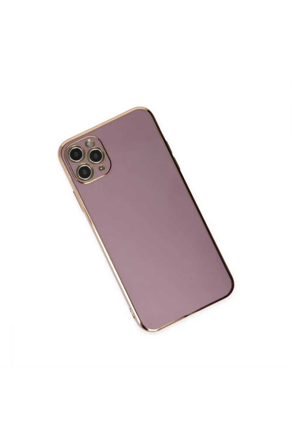 Apple İphone 11 Pro Max Kılıf Volet Silikon - Mor