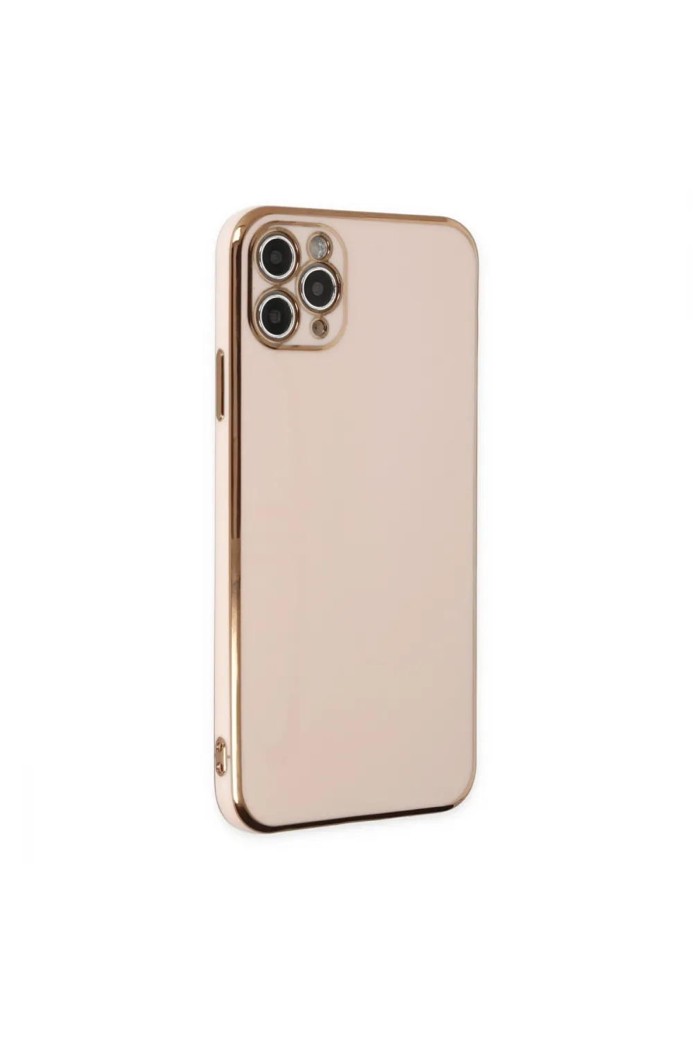 Apple İphone 11 Pro Max Kılıf Volet Silikon - Pembe