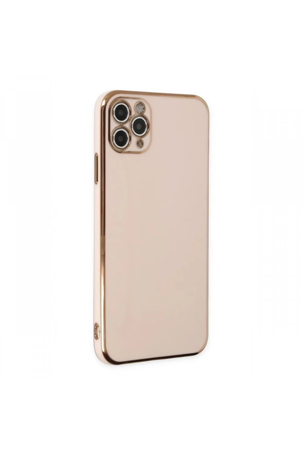 Apple iPhone 11 Pro Max Kılıf Volet Silikon - Pembe