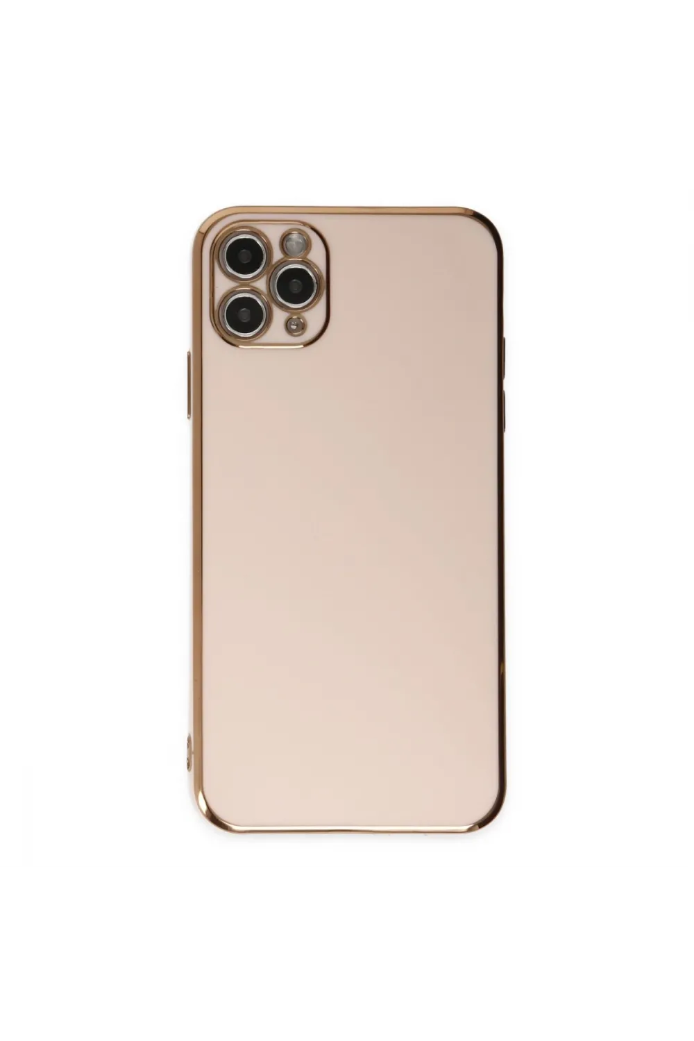 Apple İphone 11 Pro Max Kılıf Volet Silikon - Pembe