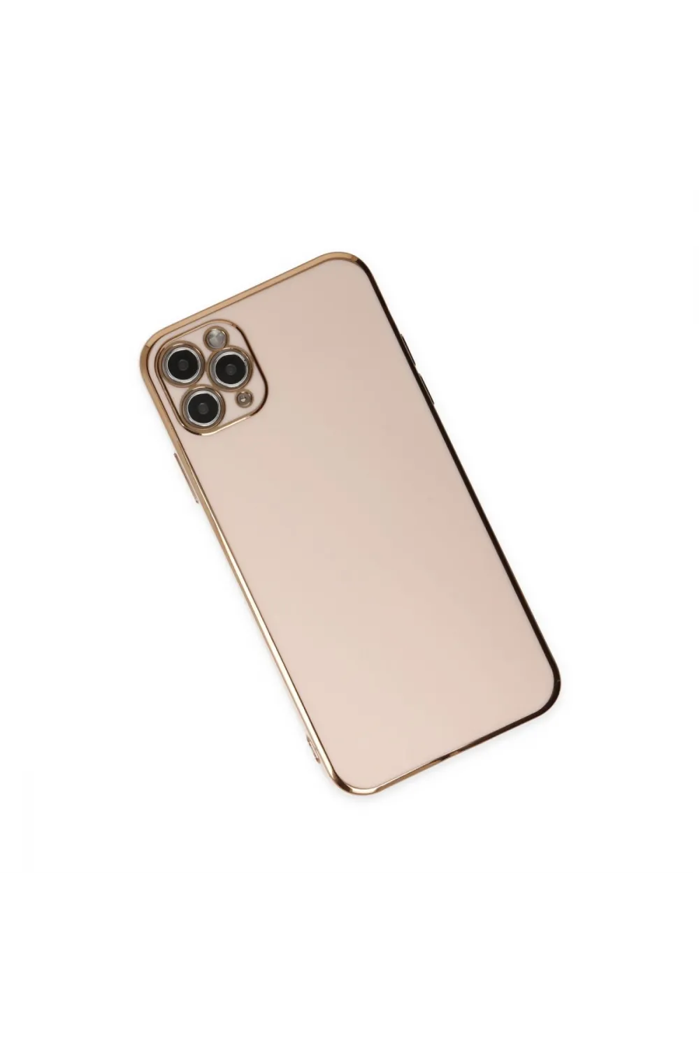 Apple İphone 11 Pro Max Kılıf Volet Silikon - Pembe