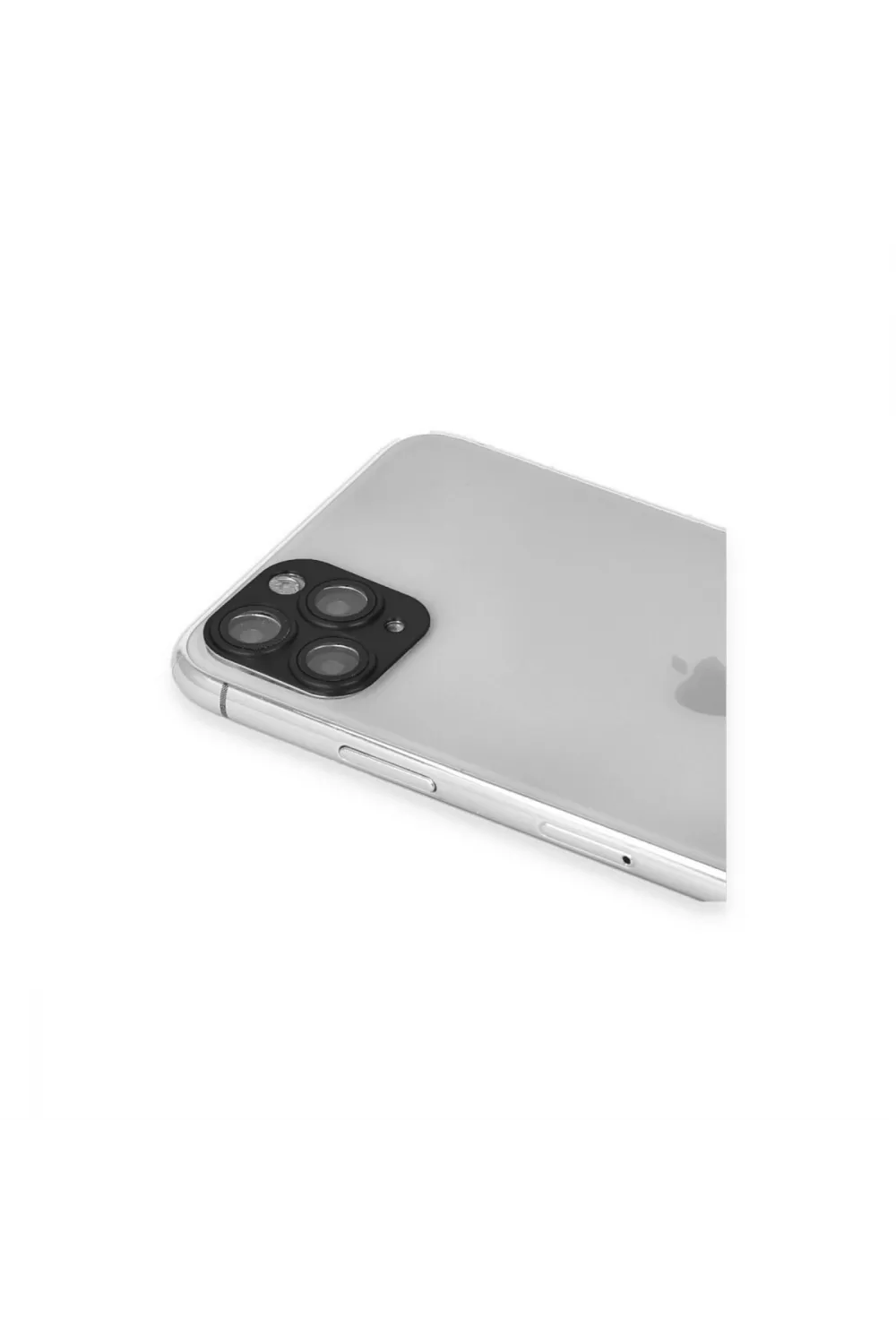 Apple İphone 11 Pro Max Pers Alüminyum Kamera Lens - Siyah