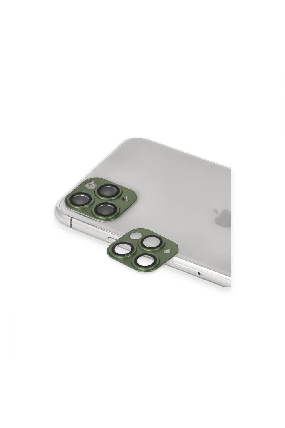 Apple İphone 11 Pro Max Pers Alüminyum Kamera Lens - Yeşil