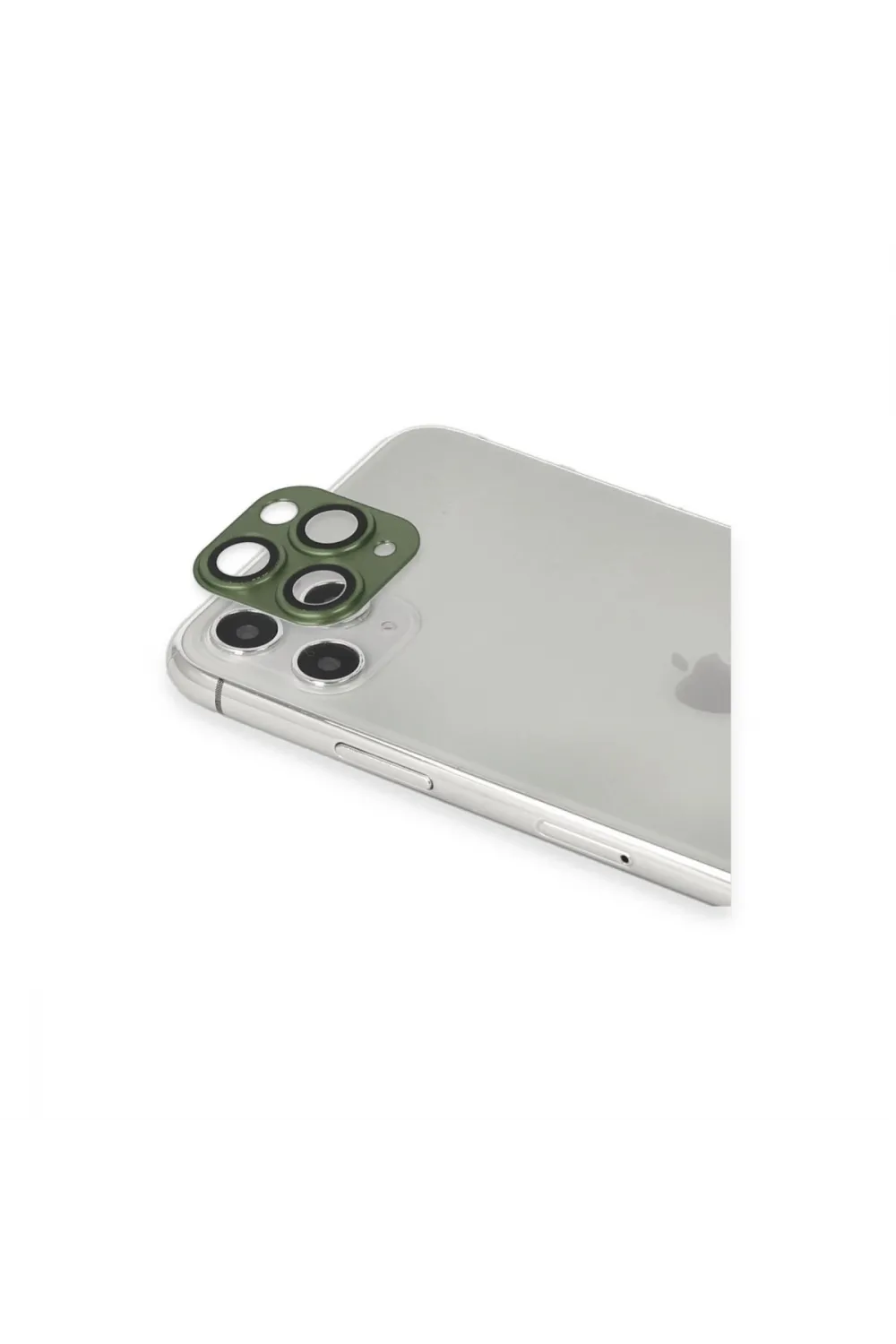 Apple İphone 11 Pro Max Pers Alüminyum Kamera Lens - Yeşil