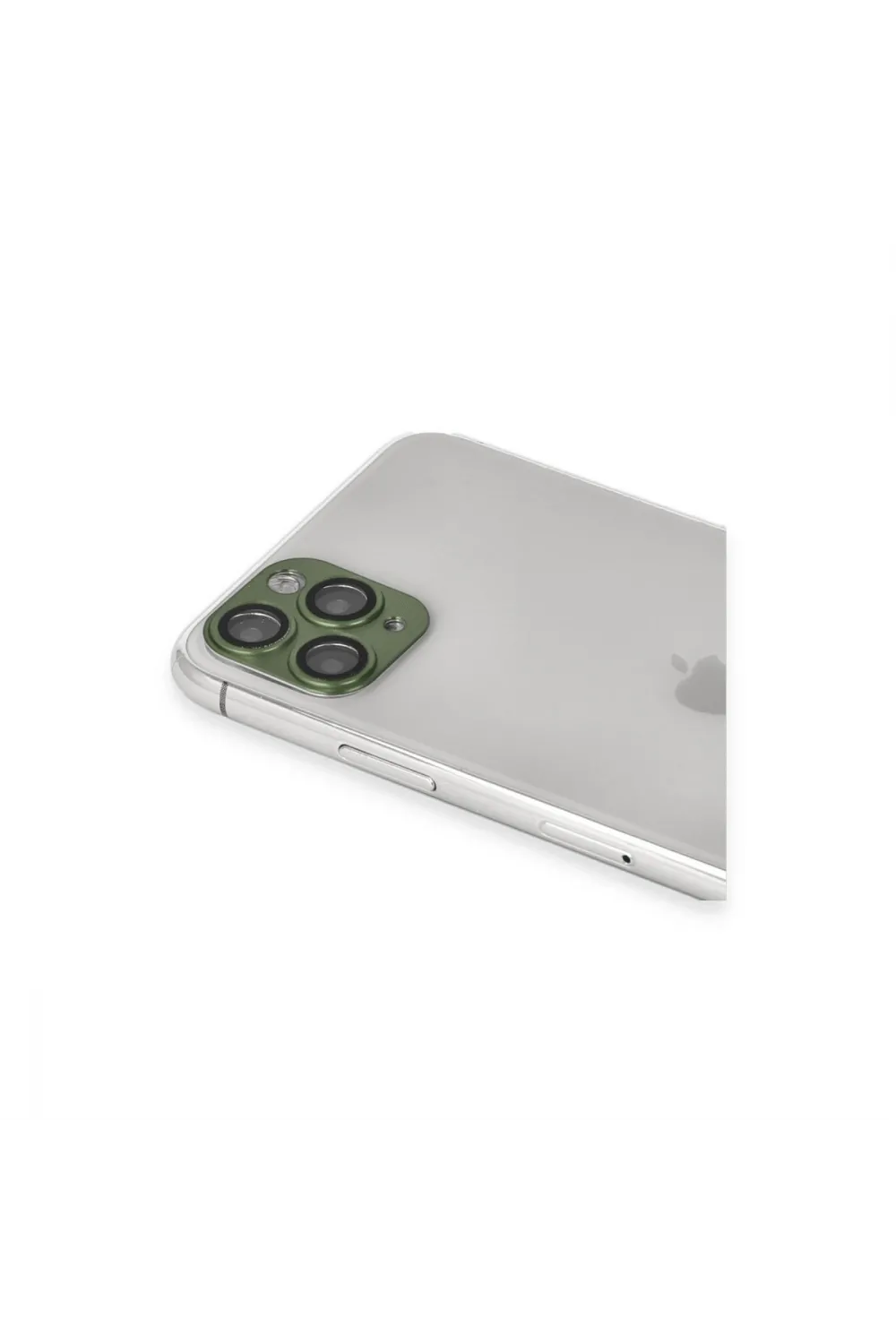 Apple İphone 11 Pro Max Pers Alüminyum Kamera Lens - Yeşil
