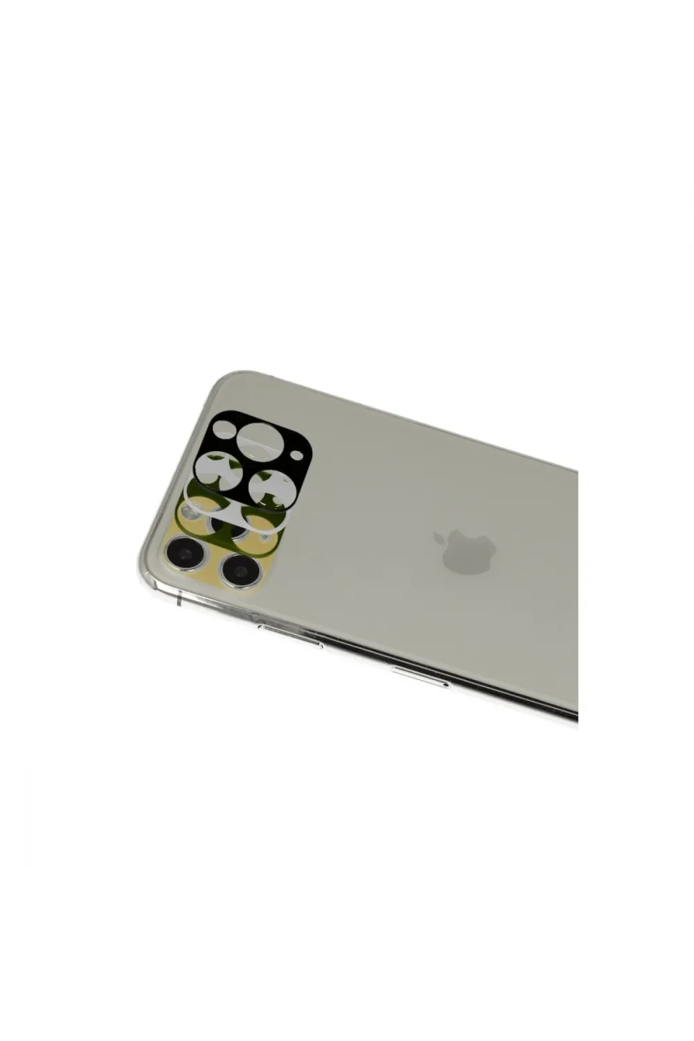 Apple İphone 11 Pro Max Rainbow Kamera Lens Koruma Cam - Gold