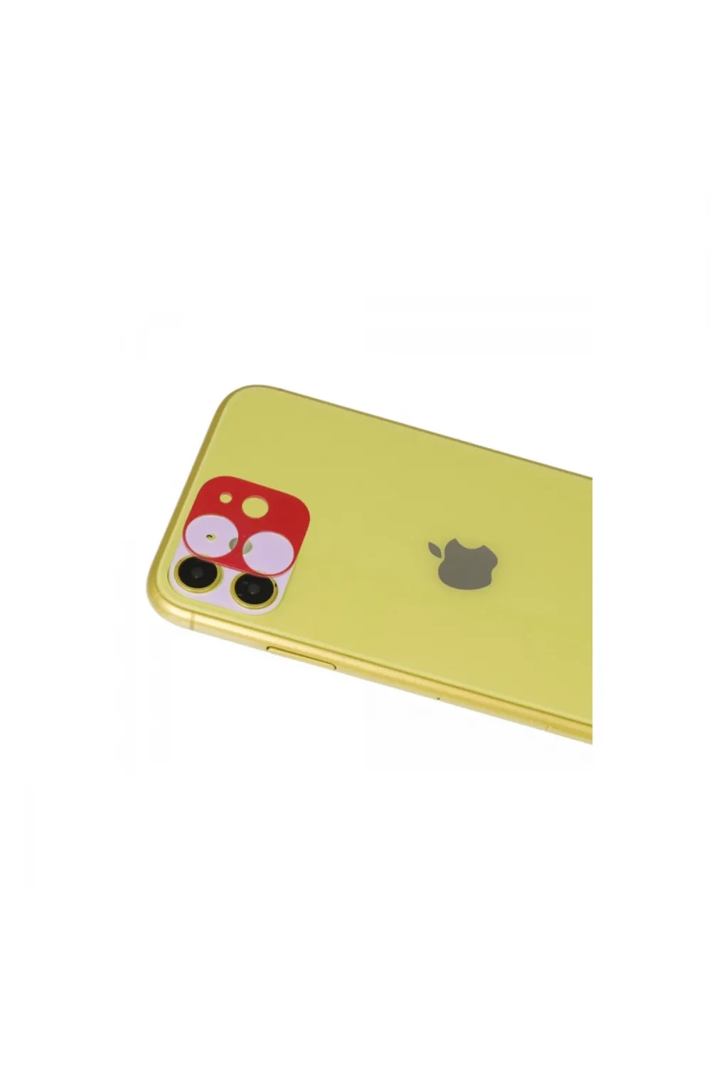 Apple İphone 11 Rainbow Kamera Lens Koruma Cam - Kırmızı