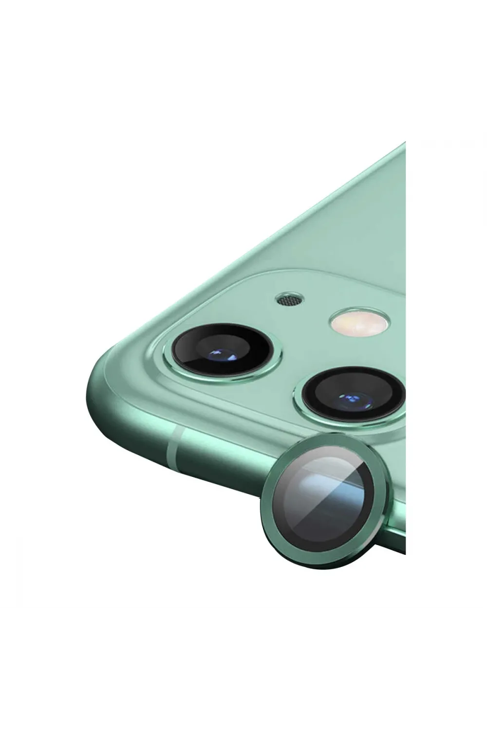Apple İphone 11 Raze Metal Kamera Lens - Yeşil