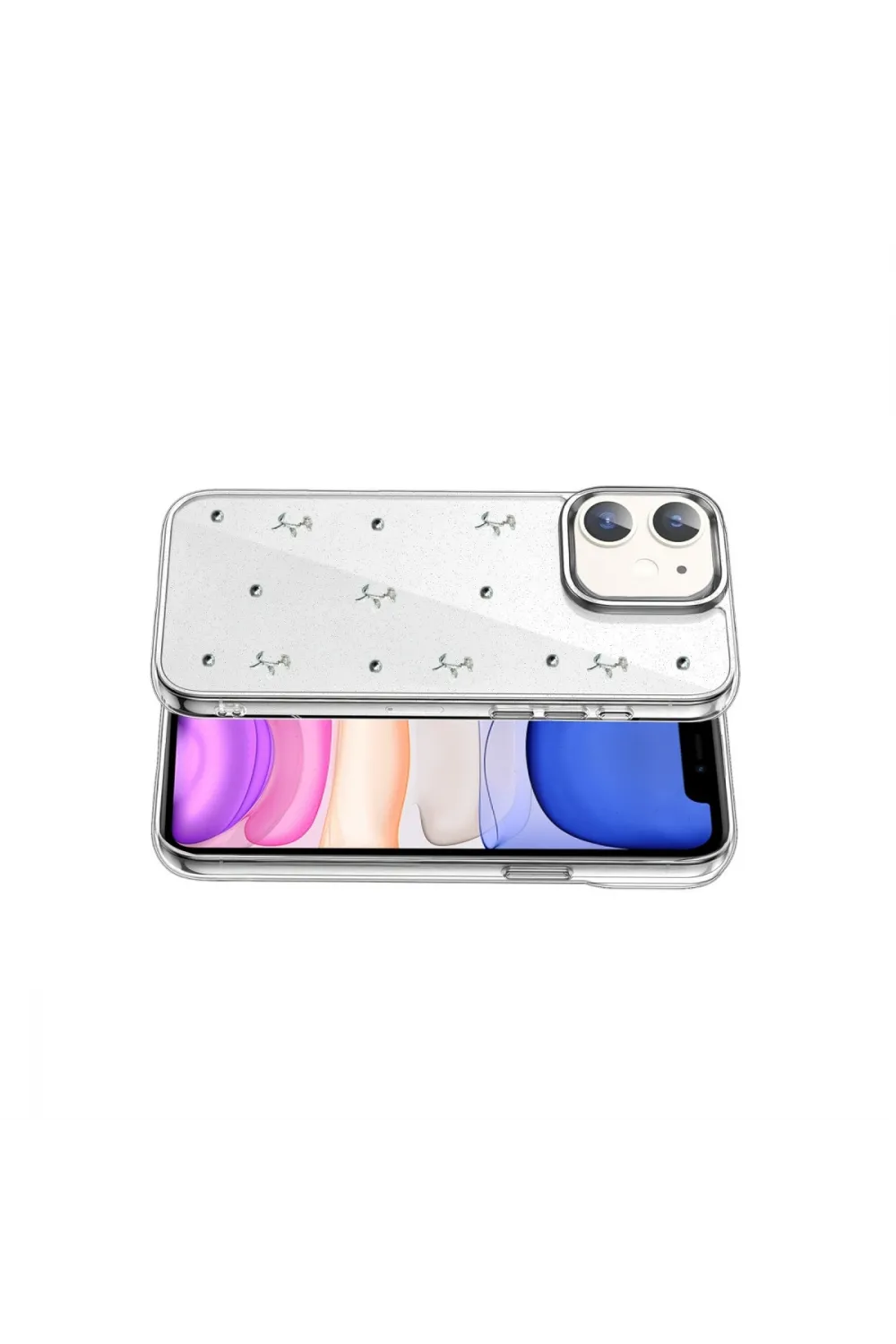 Apple İphone 12 Fiyonk Desenli Kapak - Desen 4