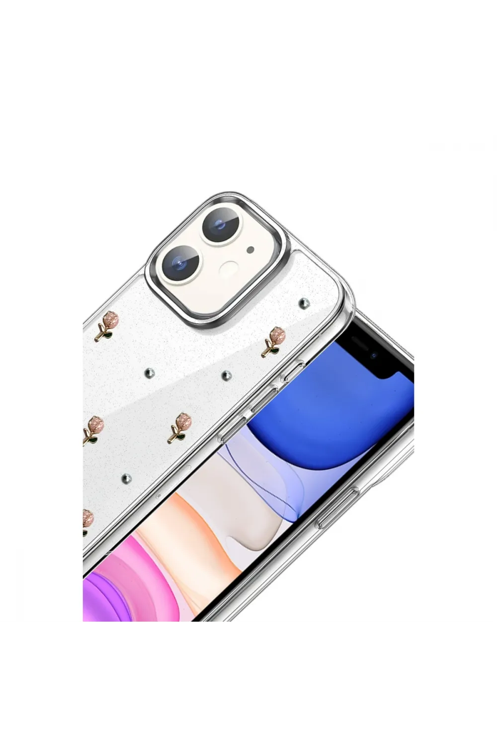 Apple İphone 12 Fiyonk Desenli Kapak - Desen 6
