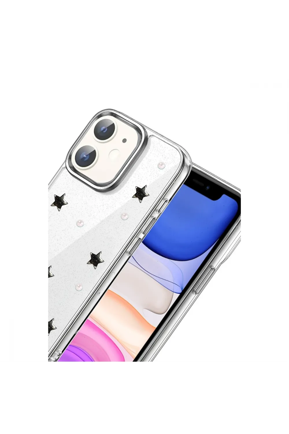 Apple İphone 12 Fiyonk Desenli Kapak - Desen 7