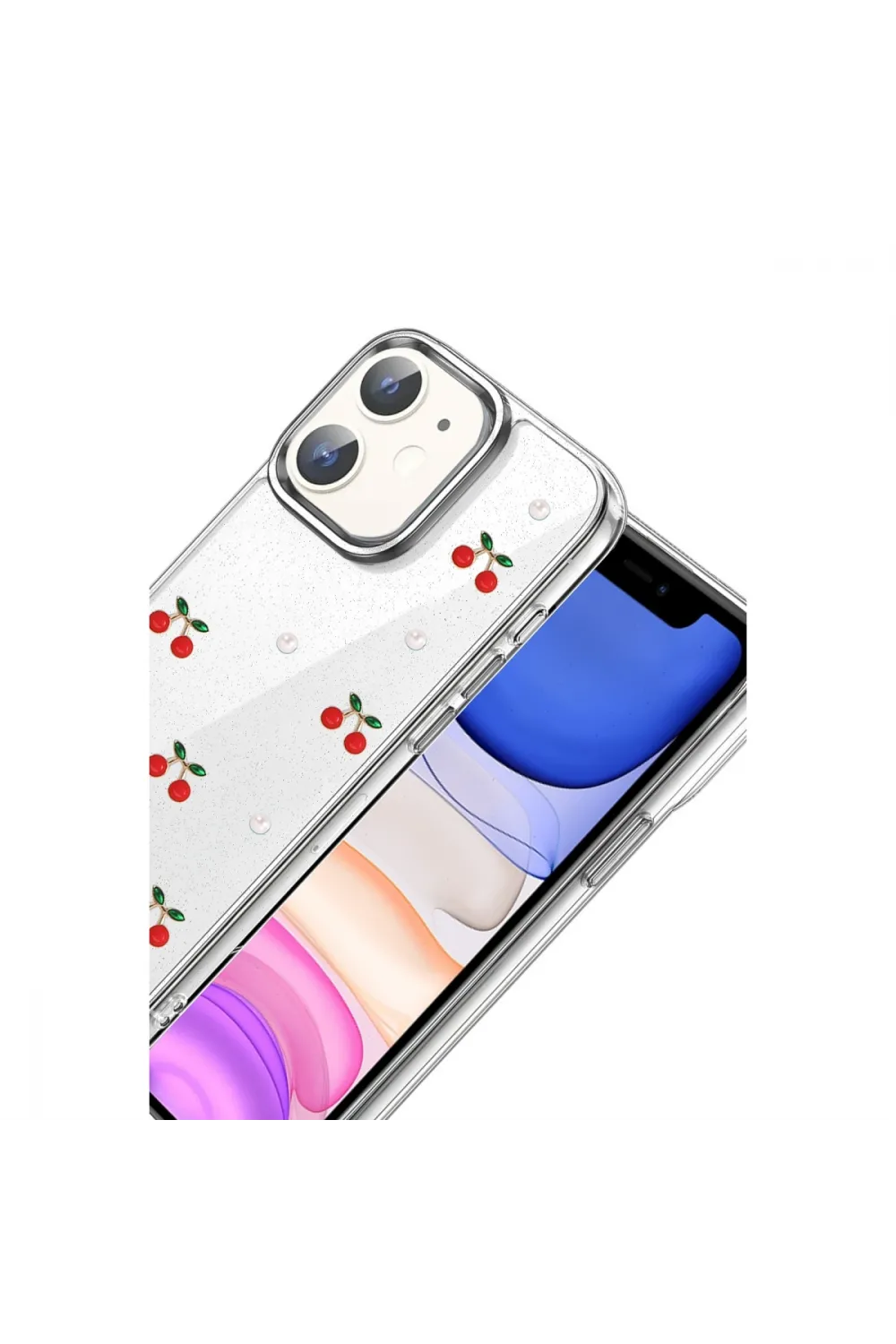 Apple İphone 12 Fiyonk Desenli Kapak - Desen 9