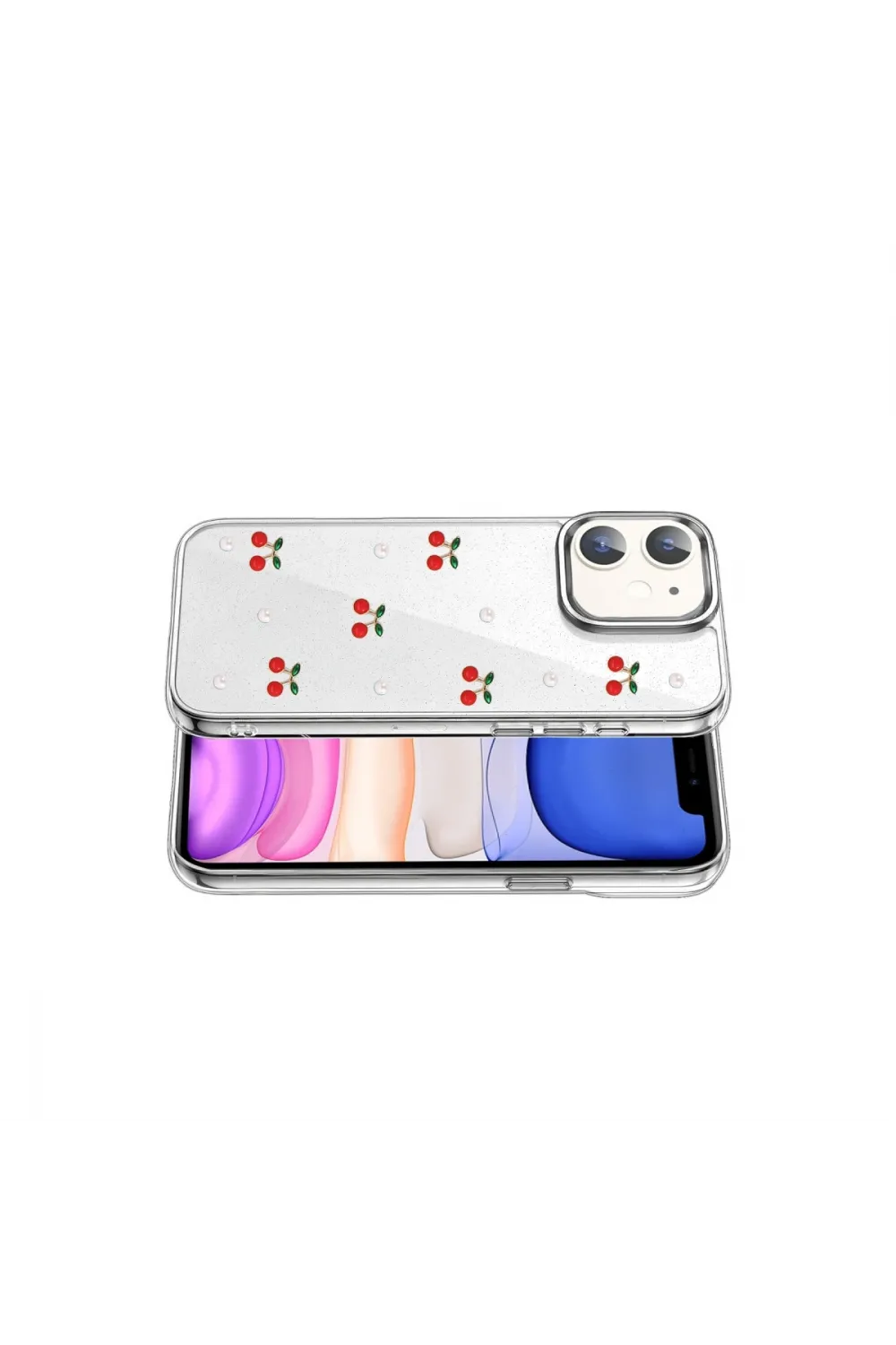 Apple İphone 12 Fiyonk Desenli Kapak - Desen 9