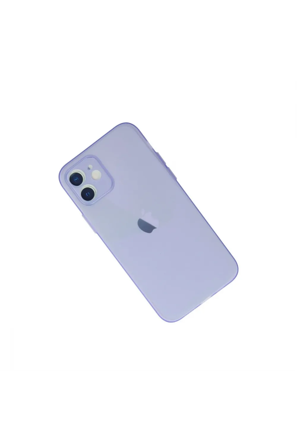 Apple İphone 12 Kılıf Puma Silikon - Mor