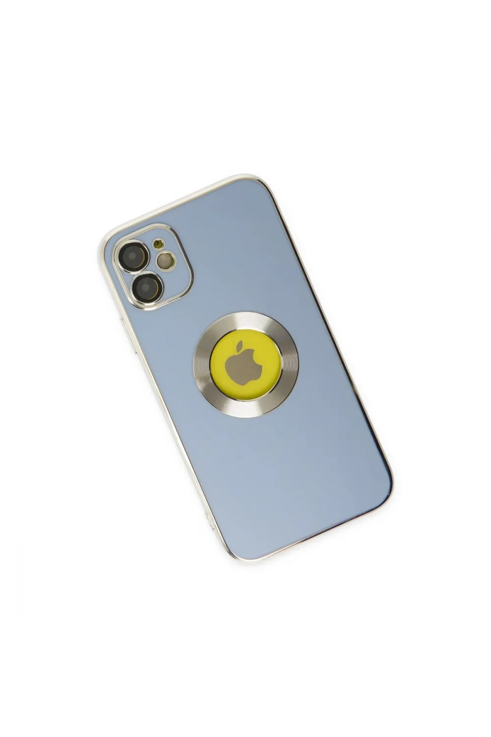 Apple İphone 12 Kılıf Store Silikon - Sierra Blue