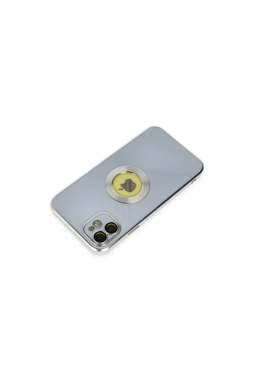 Apple iPhone 12 Kılıf Store Silikon - Sierra Blue