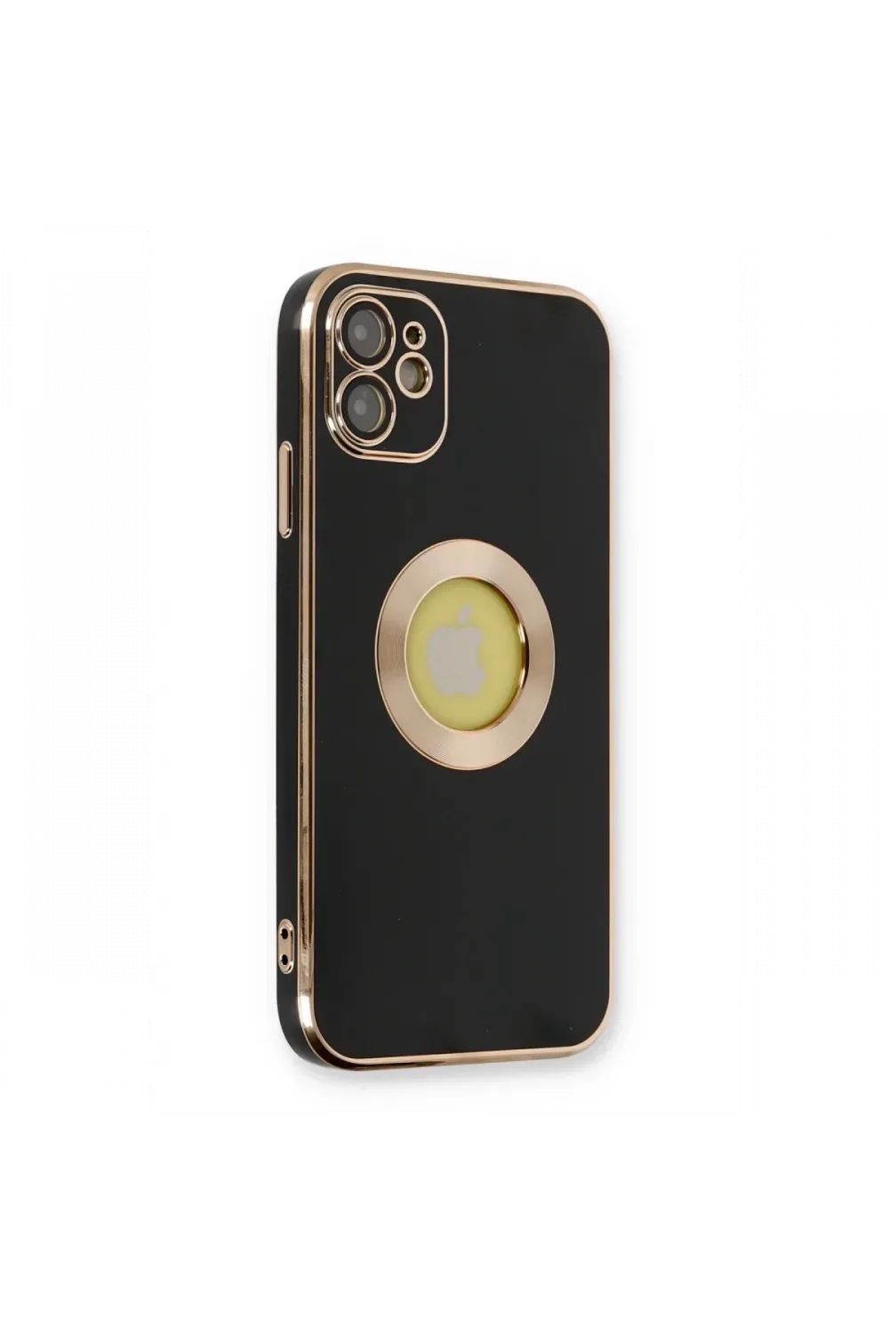 Apple iPhone 12 Kılıf Store Silikon - Siyah
