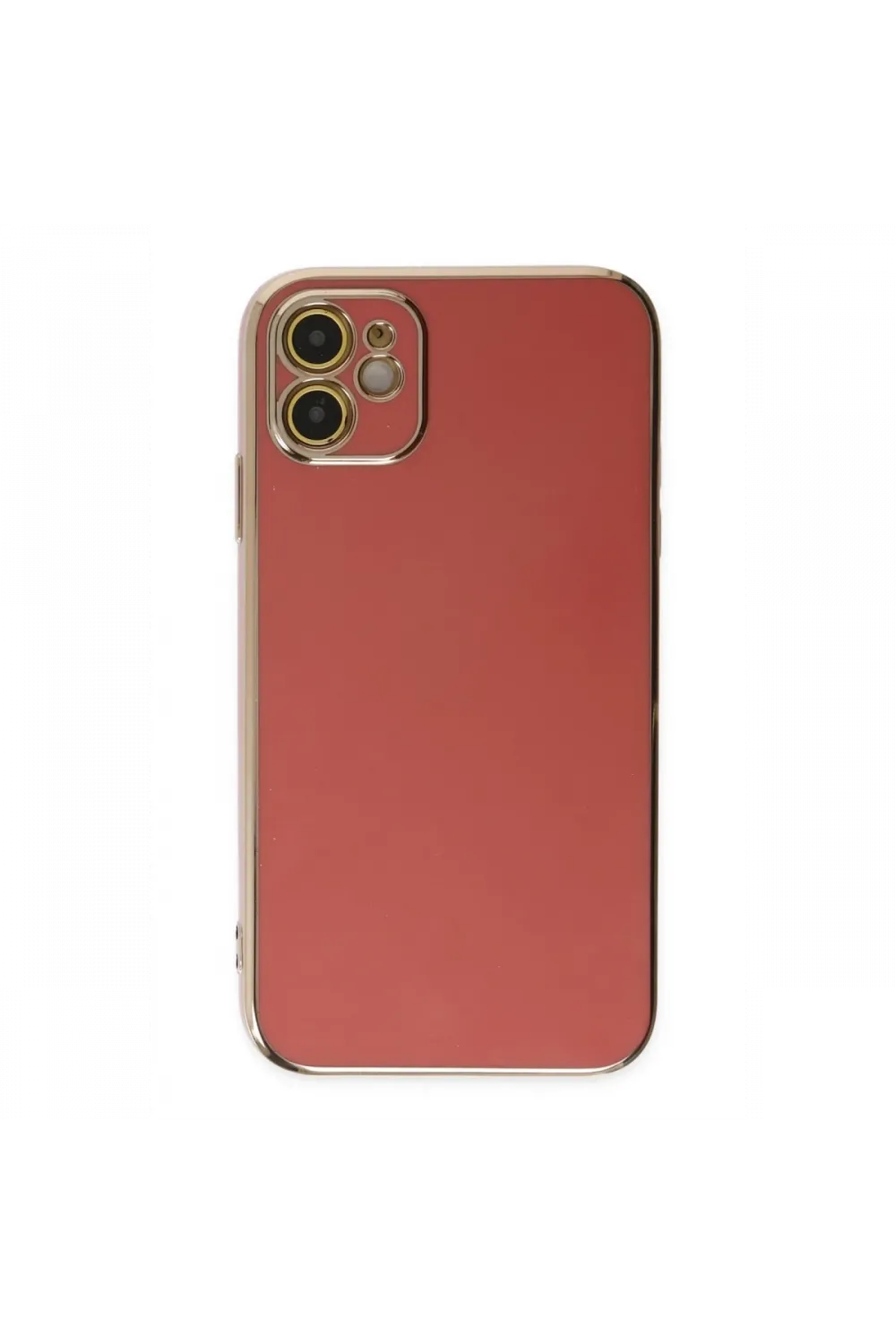 Apple iPhone 12 Kılıf Volet Silikon - Kırmızı
